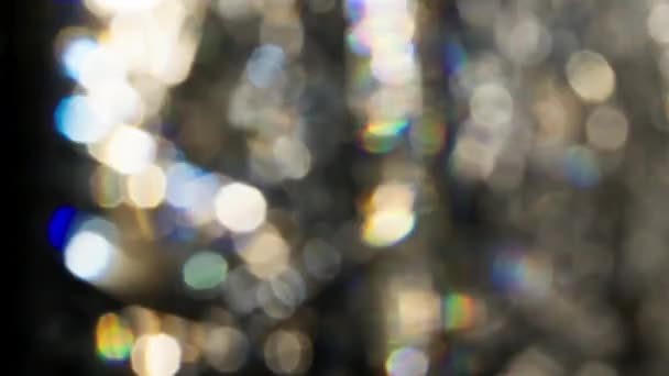 clignotant réel lumière fuites transition sur fond noir