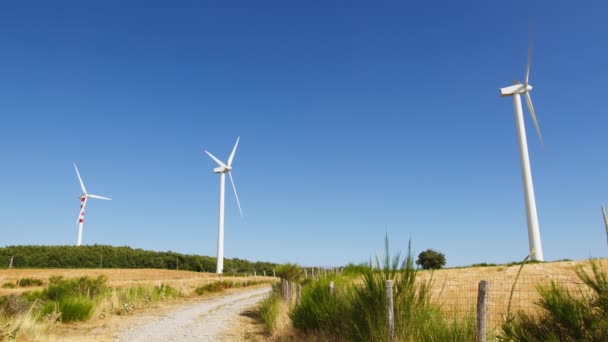 Lobbies Energéticos Desfiguram Território Com Turbinas Eólicas — Vídeo de Stock