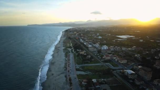 Ardore City Calabriassa Italian Alueella Aika Raukeaa — kuvapankkivideo