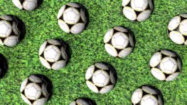 Hareket eden spor topları şablon animasyonu.