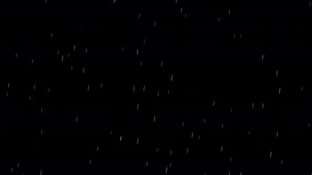 Pioggia Caduta Animazione Sovrapposizione — Video Stock