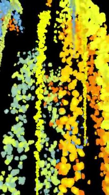 Sonsuz Toz Düşen Holi Hint Festivali Arkaplanı.