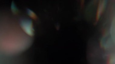 Bokeh Turuncusu ve Teal Renkleri Işık Sızıntıları.