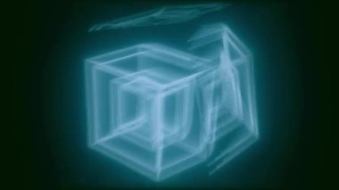 Blurred animation reminiscent of visual sensations during dizziness or delirium. Colors change. Loopable abstract animation. Full HD animation