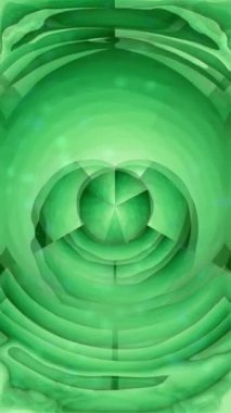 Soyut arka plan, yeşil fantezi, sualtı yaşam yanılsaması, hareket fantazisi uzaylı yeşil bitki