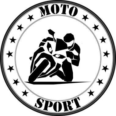 Ekstrem motosiklet sürüşü hızlı vektör simgesi