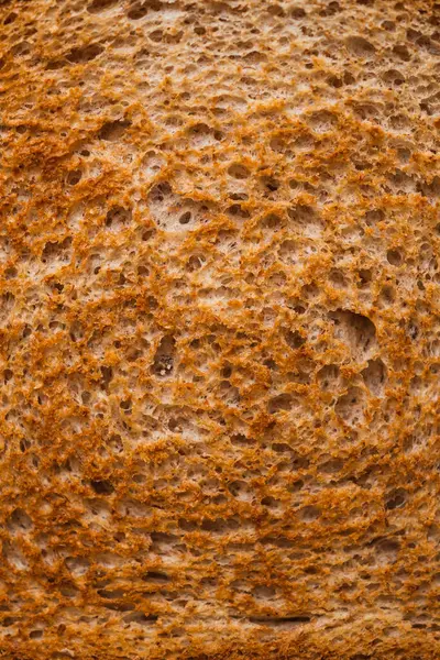 Близько Пострілу Підсмаженого Цільнозернового Бутербродного Хліба Концепція Сніданку — стокове фото