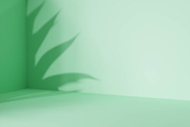 Doğal ışıklandırma ve gölge arkaplan, 3d oluşturma ile minimal arkaplan sahnesi