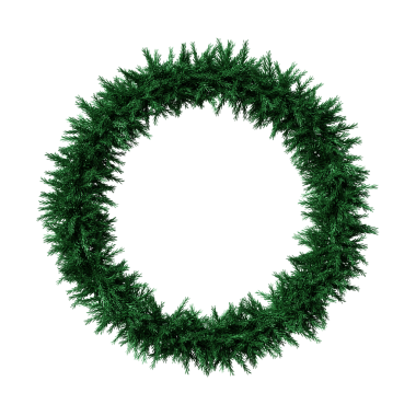 Noel çelengi çerçevesi, 3D render