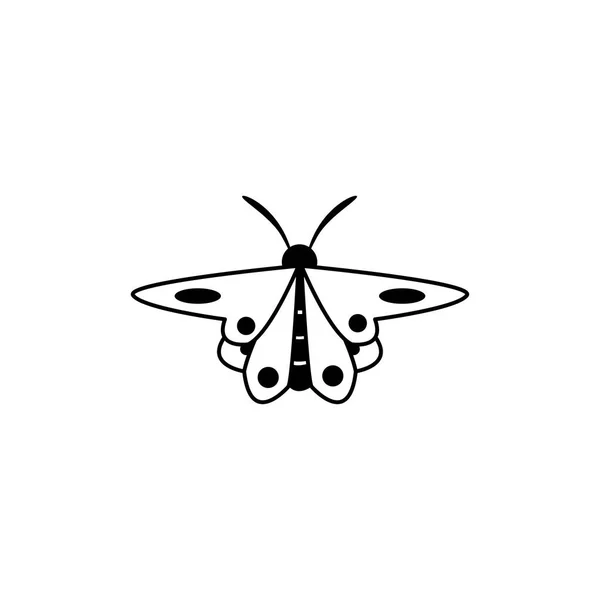 Schmetterling Symbol Illustration Design Vektor — Stockvektor