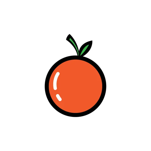 Orange Icon Vector Illustration Logo Design — Stock Vector