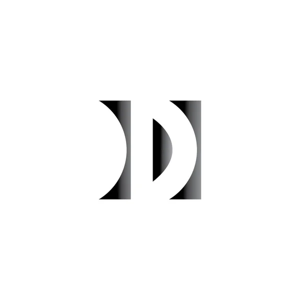 Dロゴ抽象ベクトルテンプレートWebデザイン — ストックベクタ