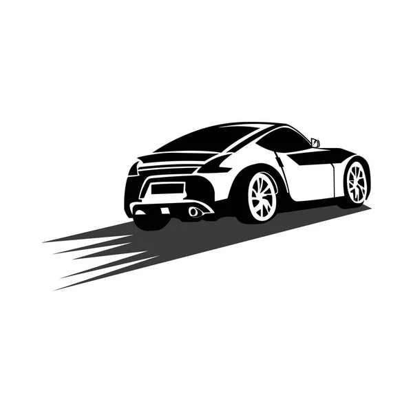 Logotipo Carro Abstrato Design Luxo Vetor Ilustração — Vetor de Stock