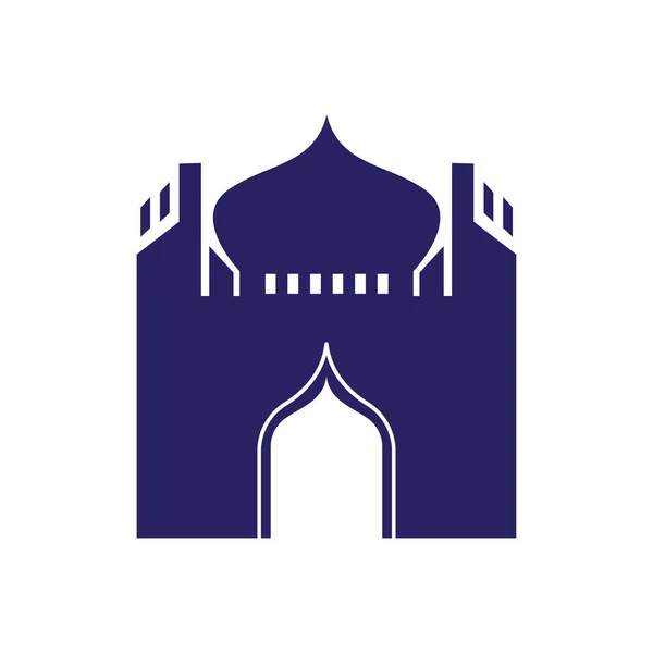 Gambar Logo Desain Logo Masjid Vektor Gambar - Stok Vektor