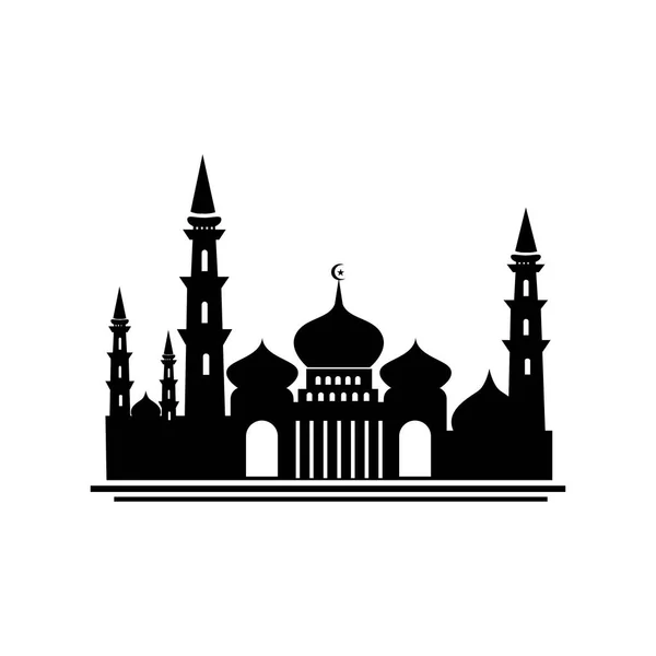 Gambar Logo Desain Logo Masjid Vektor Gambar - Stok Vektor