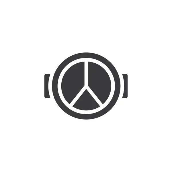 Uhr Linie Logo Design Vorlage Vektor Illustration — Stockvektor