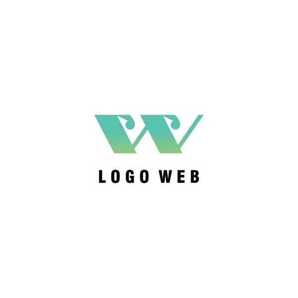 Літера Шаблон Логотипу Веб Дизайну Векторні Ілюстрації — стоковий вектор