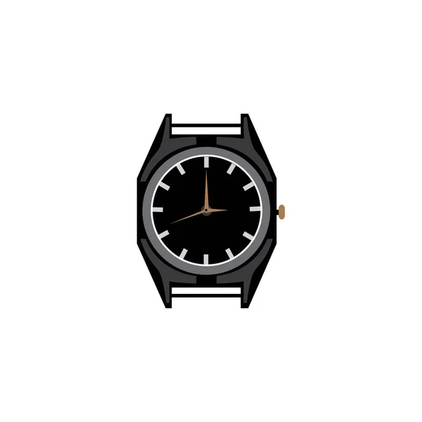 Logo Del Reloj Icono Ilustración Diseño Empresa Vector — Vector de stock