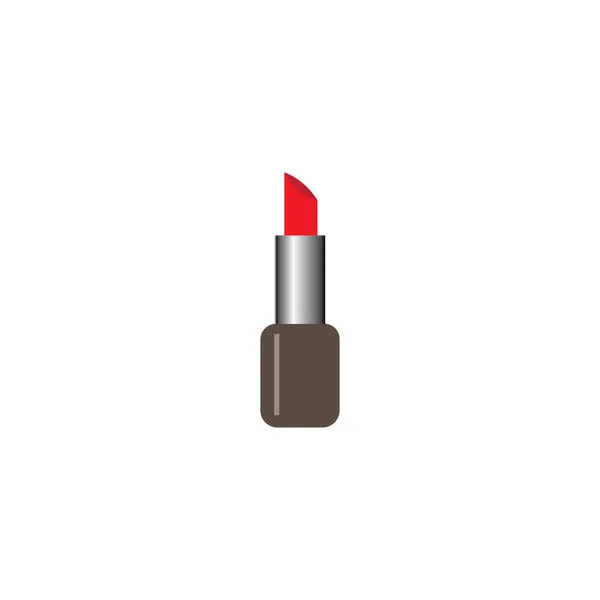 Lippenstift Symbol Kosmetische Vektor Design Illustration — Stockvektor