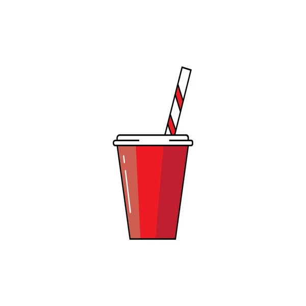 Кубок Иконка Логотип Иллюстрации Цветовой Вектор Дизайн Объекта — стоковый вектор