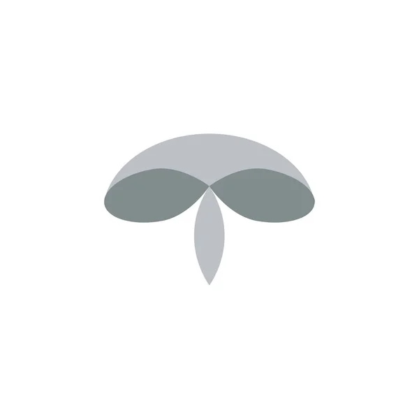 Грибний Логотип Шаблон Ілюстрація Дизайну Компанії Вектор — стоковий вектор