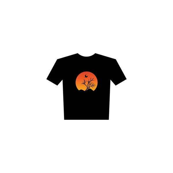 Tシャツアイコンデザインオブジェクトカラーベクトルイラスト — ストックベクタ
