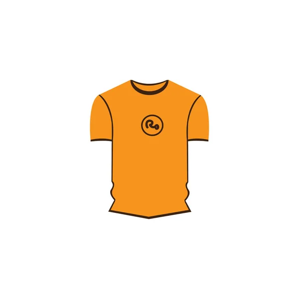Shirt Symbol Design Objekt Farbe Vektor Illustration — Stockvektor