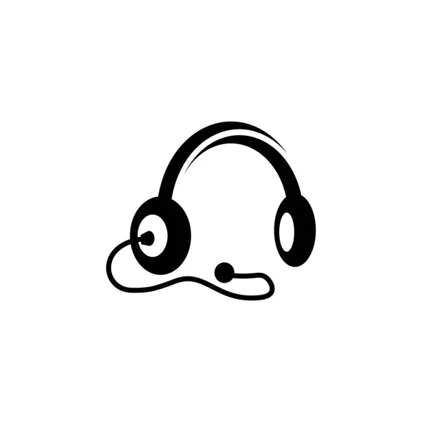 Audio Logo Ikone Handphone Design Vektor Illustration Abstrakt — Stockvektor