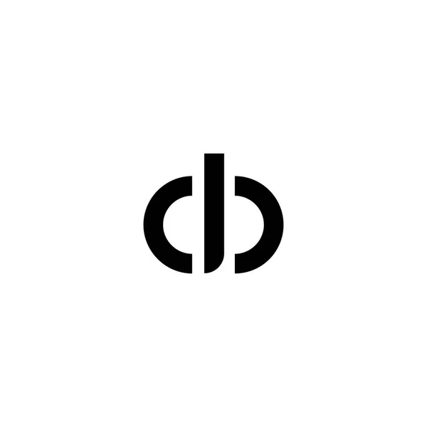 Inicial Logotipo Design Modelo Vetor Ilustração —  Vetores de Stock