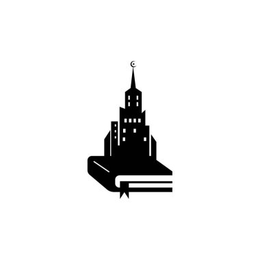 kitap oluşturma logosu soyut vektör tasarımı çizimi