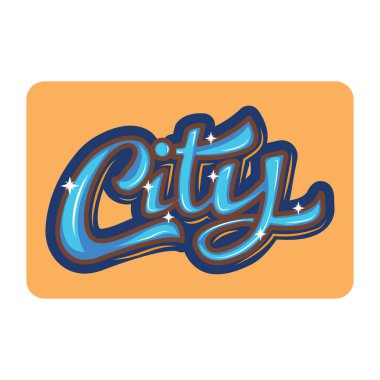 şehir tasarım harfleri logo tipografik şirket vektörü