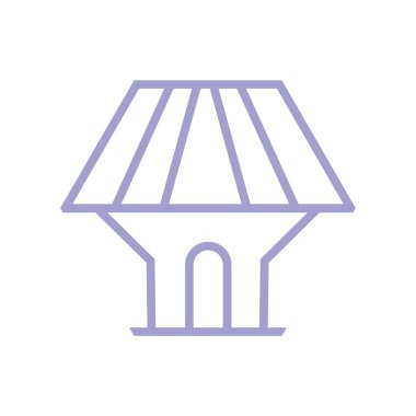  konut markası logo kapısı tasarım vektörü soyut illüstrasyon