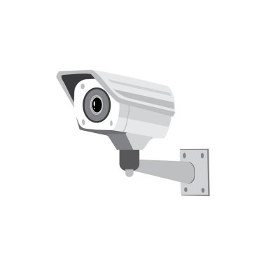 CCTV kamera logo simgesi tasarım teknolojisi çizimi