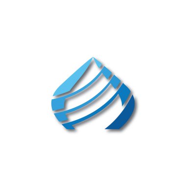 logo şablon kubbe şirket tasarımı basit vektör illüstrasyon vektörü
