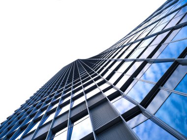 Cam duvar dış cephesi Mimarisi Modern bina dış iş arkaplanının detaylarını anlatıyor