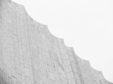 Beton duvar kiremit şablonu Mimari gri doku arkaplanı ayrıntıları