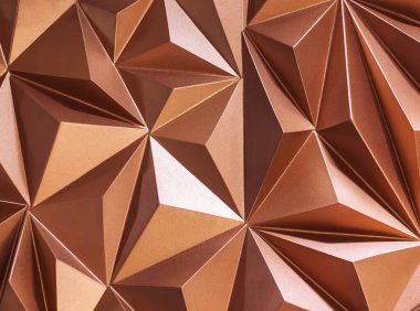 Geometrik desen Sanat Duvarı bronz rengi Soyut arkaplan 
