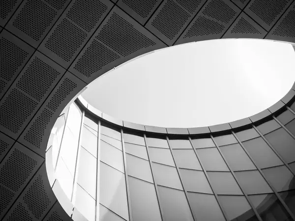 Modern yapı çeliği eğrisi panel Futuristik arkaplan mimarisi ayrıntıları