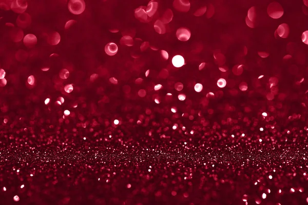 Rode Glitter Bokeh Achtergrond Feestelijk Sprankelend Viva Magenta Demonstreren Trendy — Stockfoto