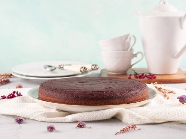 Çay masalı pancar çikolatalı kek. Vejetaryen tatlı tatlı