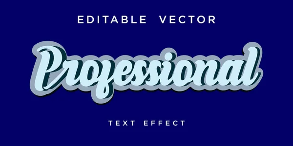 Letter Professional Text Effect Design — Stock Vector