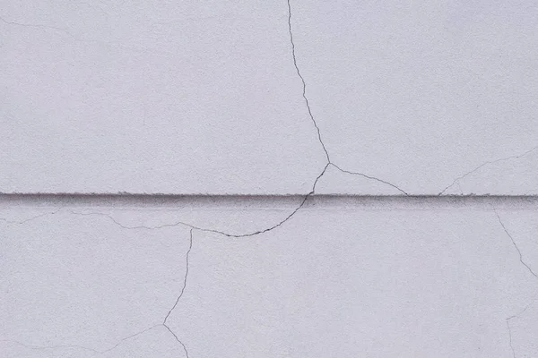 Κρακ Γραμμή Υφή Στην Επιφάνεια Του Τσιμεντένιου Φράχτη Τοίχο Φόντο — Φωτογραφία Αρχείου
