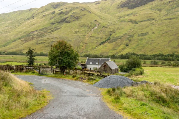 Einfamilienhaus Auf Dem Bauernhof Den Highlands Schottland — Stockfoto