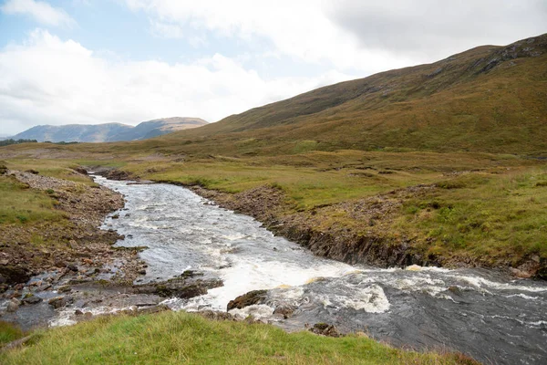 Wasser Läuft Über Den Boden Den Schottischen Highlands — Stockfoto