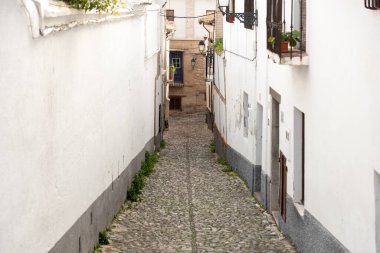 Granada, Endülüs, İspanya 'da Albaicin sokakları