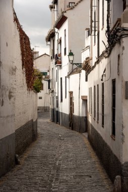 Granada, Endülüs, İspanya 'da Albaicin sokakları
