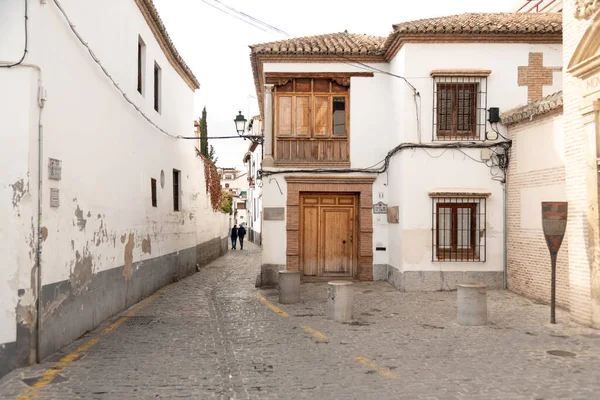 Granada, Endülüs, İspanya 'da Albaicin sokakları