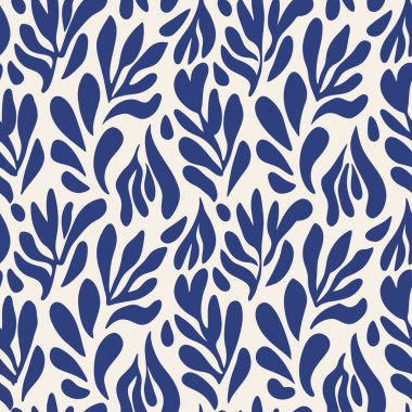 Matisse organik karalama şekilleri. Soyut çiçek ve sanat seti. Moda minimal tarzı. Çağdaş posterler ve arka planlar.