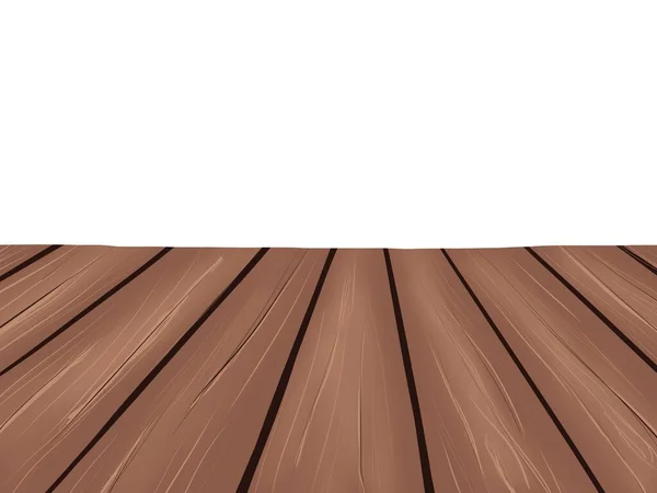 A Cartoon Illustration of Wooden Floor