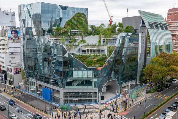 Tokyo, Japan - Nov 11, 2023: View of Tokyu Plaza Harajuku in Tokyo, Japan